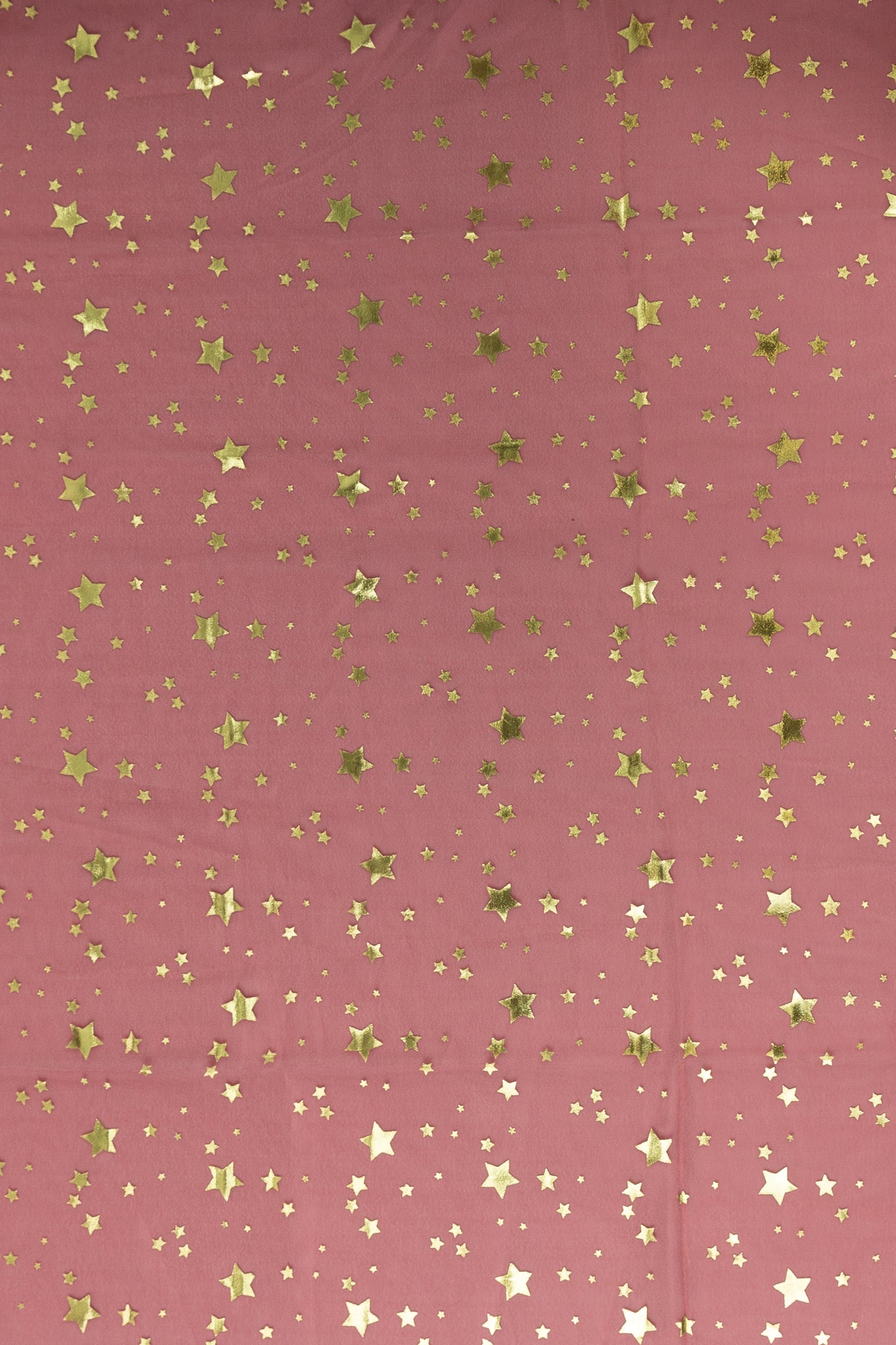 Organza - Sterne gold/burgundy - 10 cm