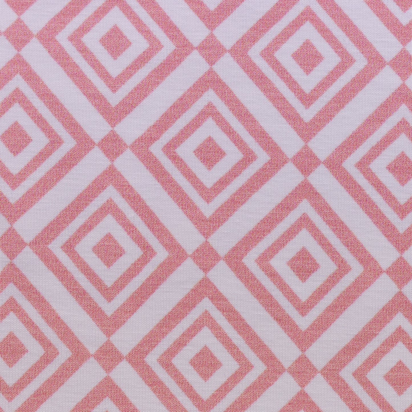 Jersey - Rauten Rosa - 10 cm