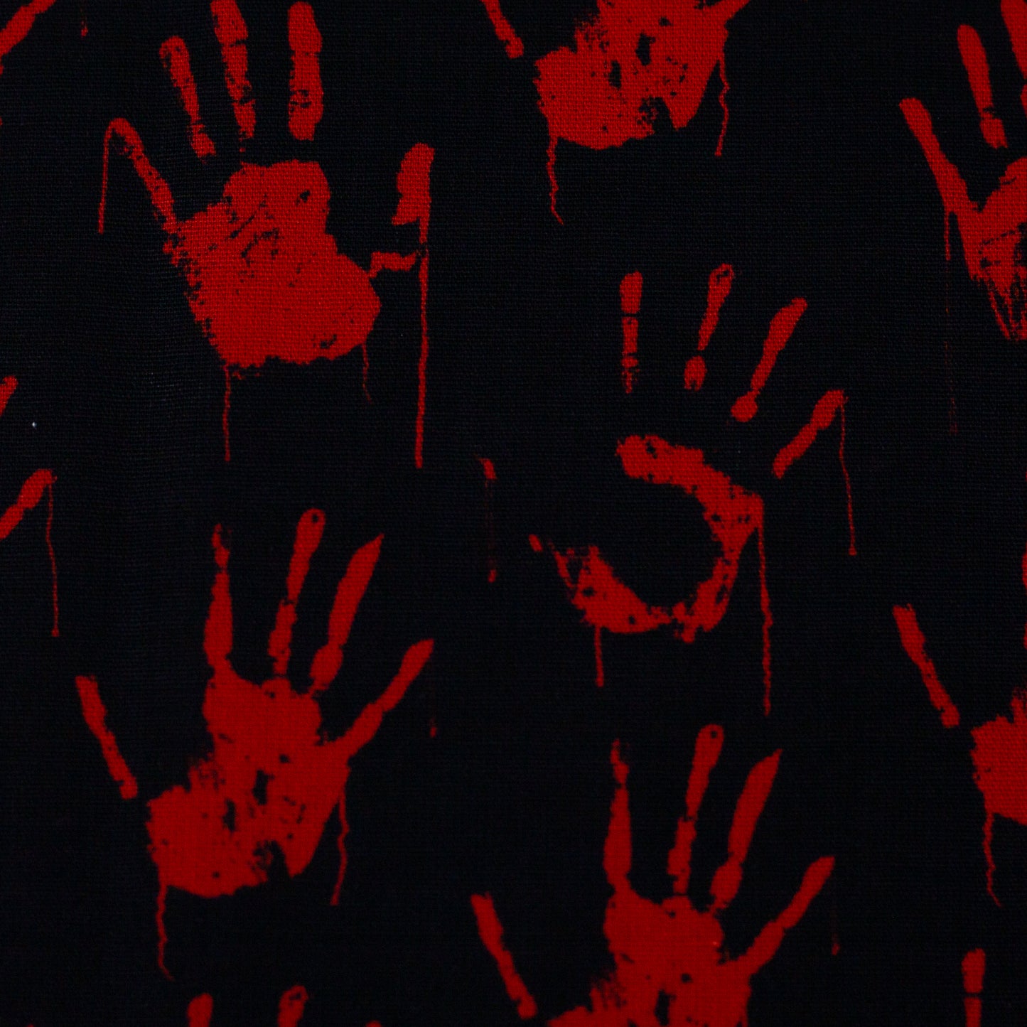 Baumwoll-Webware - Bloody Hands - 10 cm