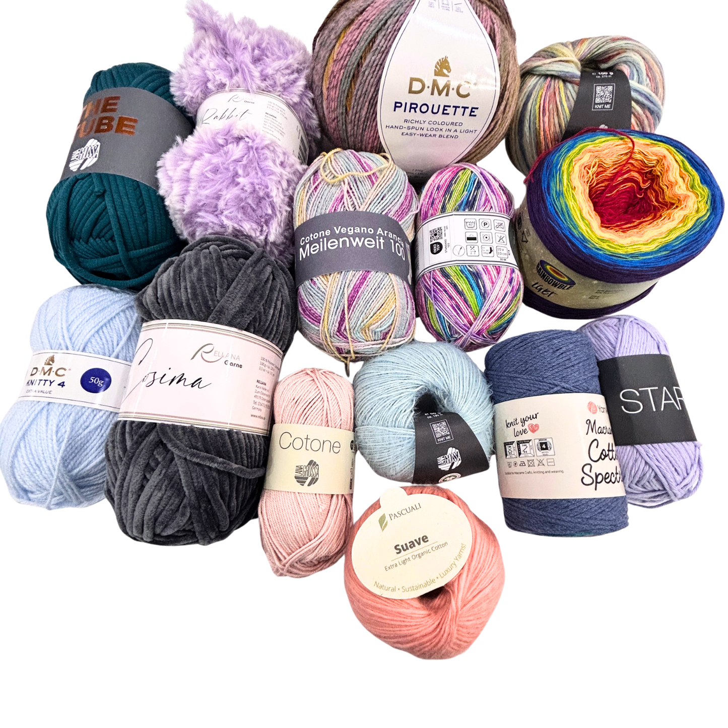 Probierpaket vegane Wolle