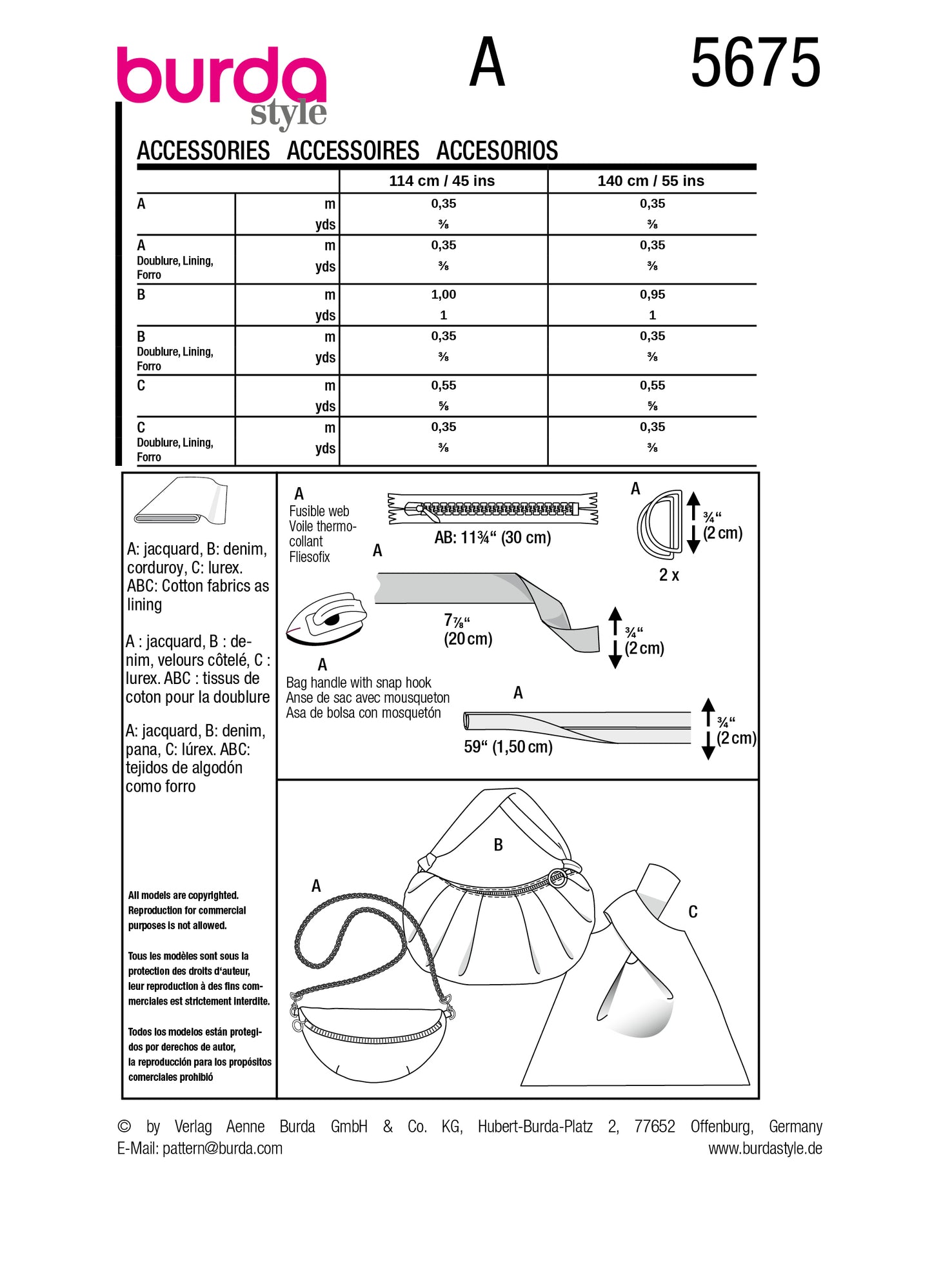 5675 - Taschenset