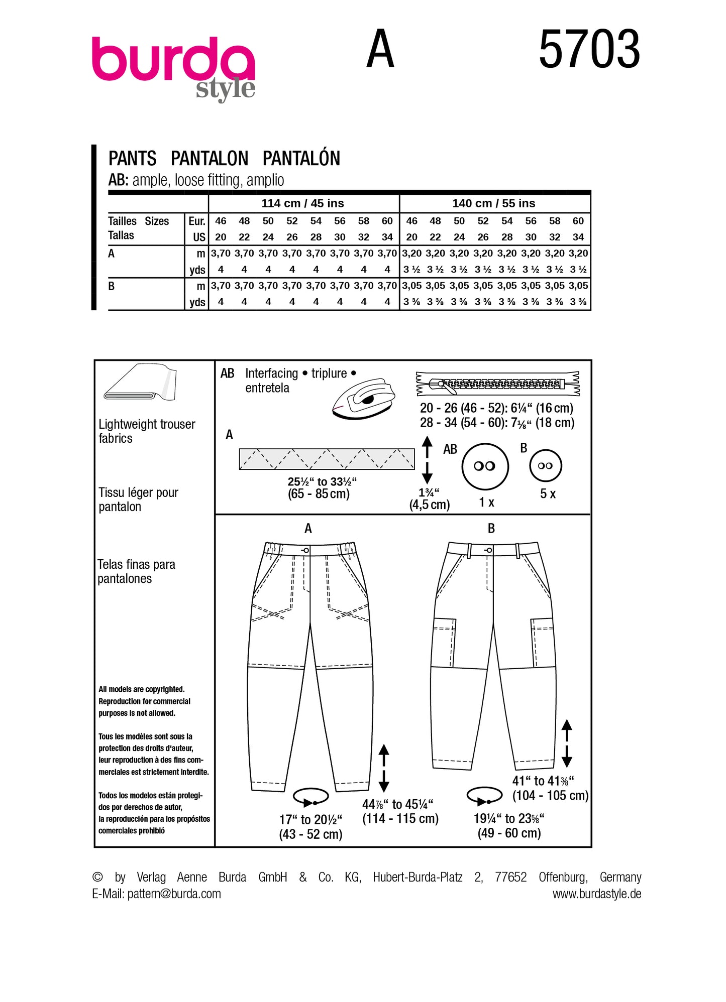 5703 - Hosen