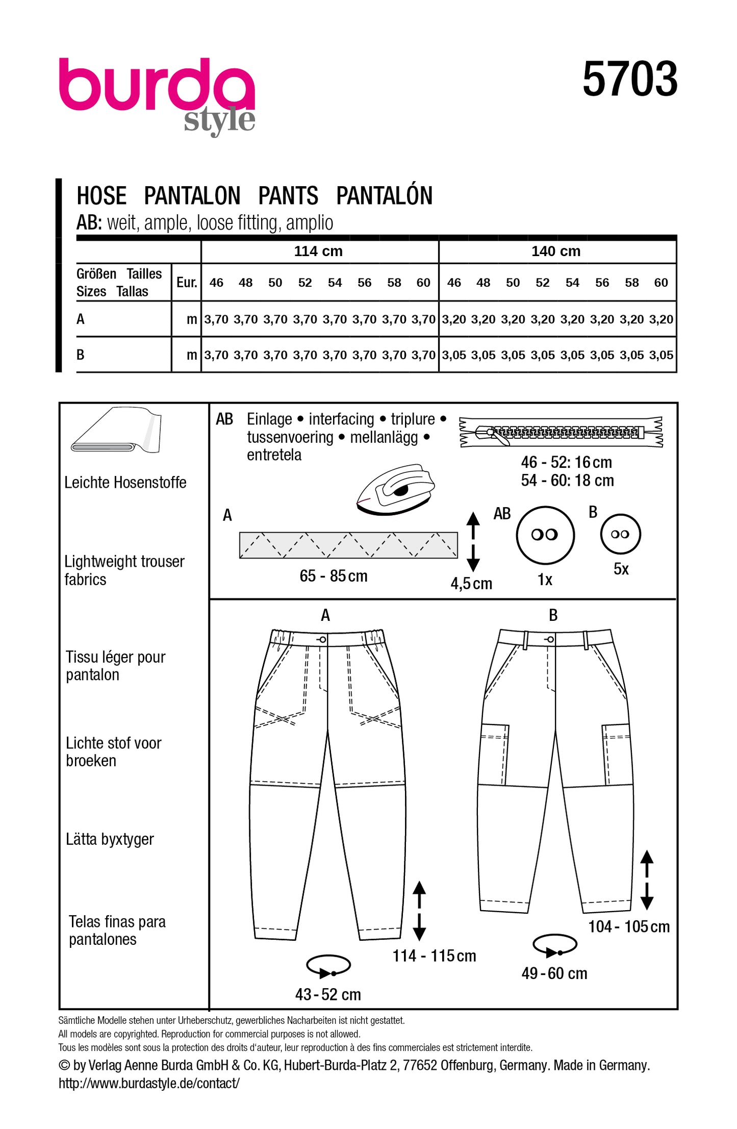 5703 - Hosen