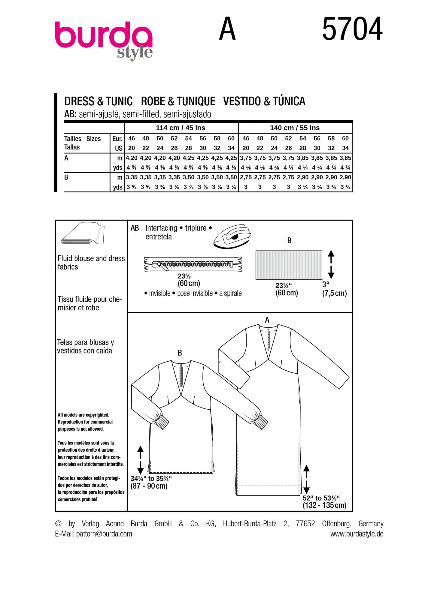 5704 - Kleid / Tunika