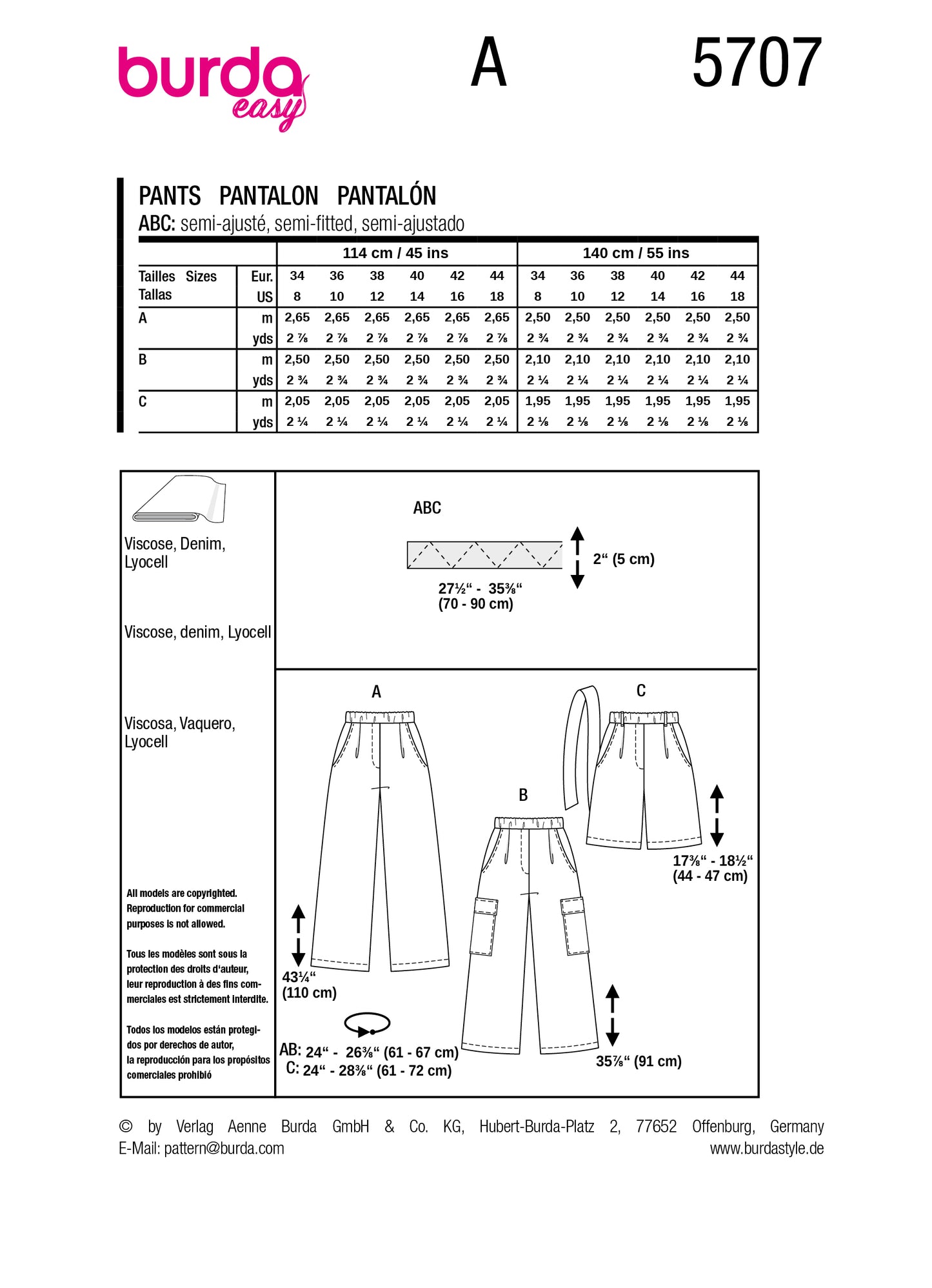 5707 - Hosen