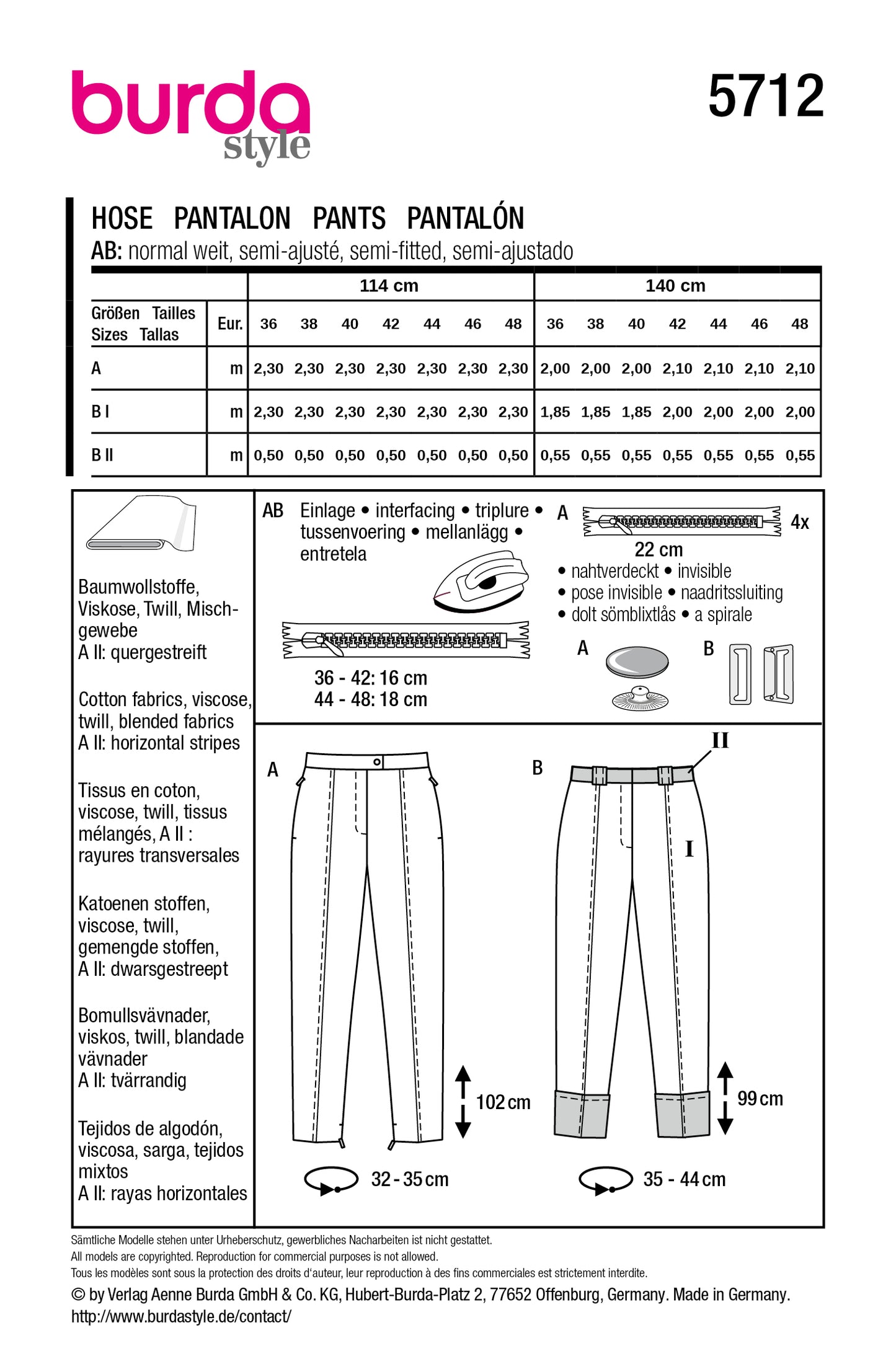 5712 - Hosen