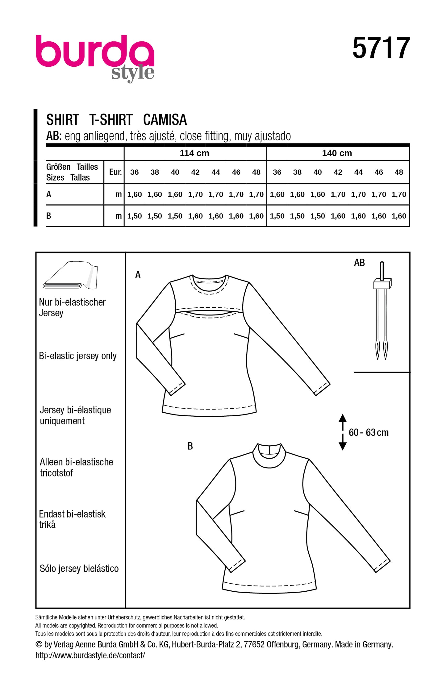 5717 - Langarmshirts