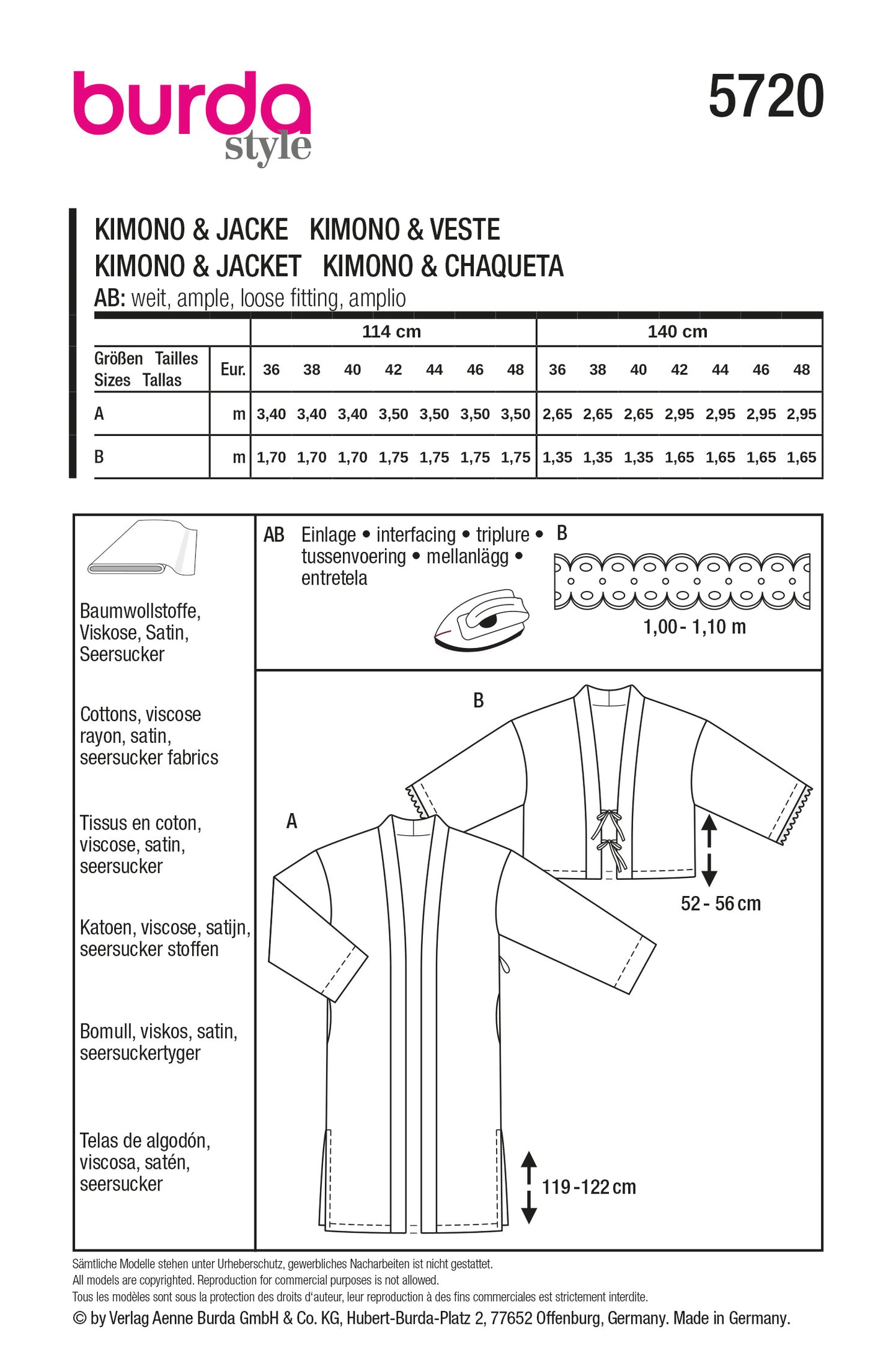 5720 Kimono & Jacke (Wäsche)