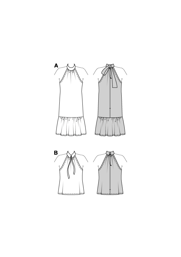 5737 kleid & top