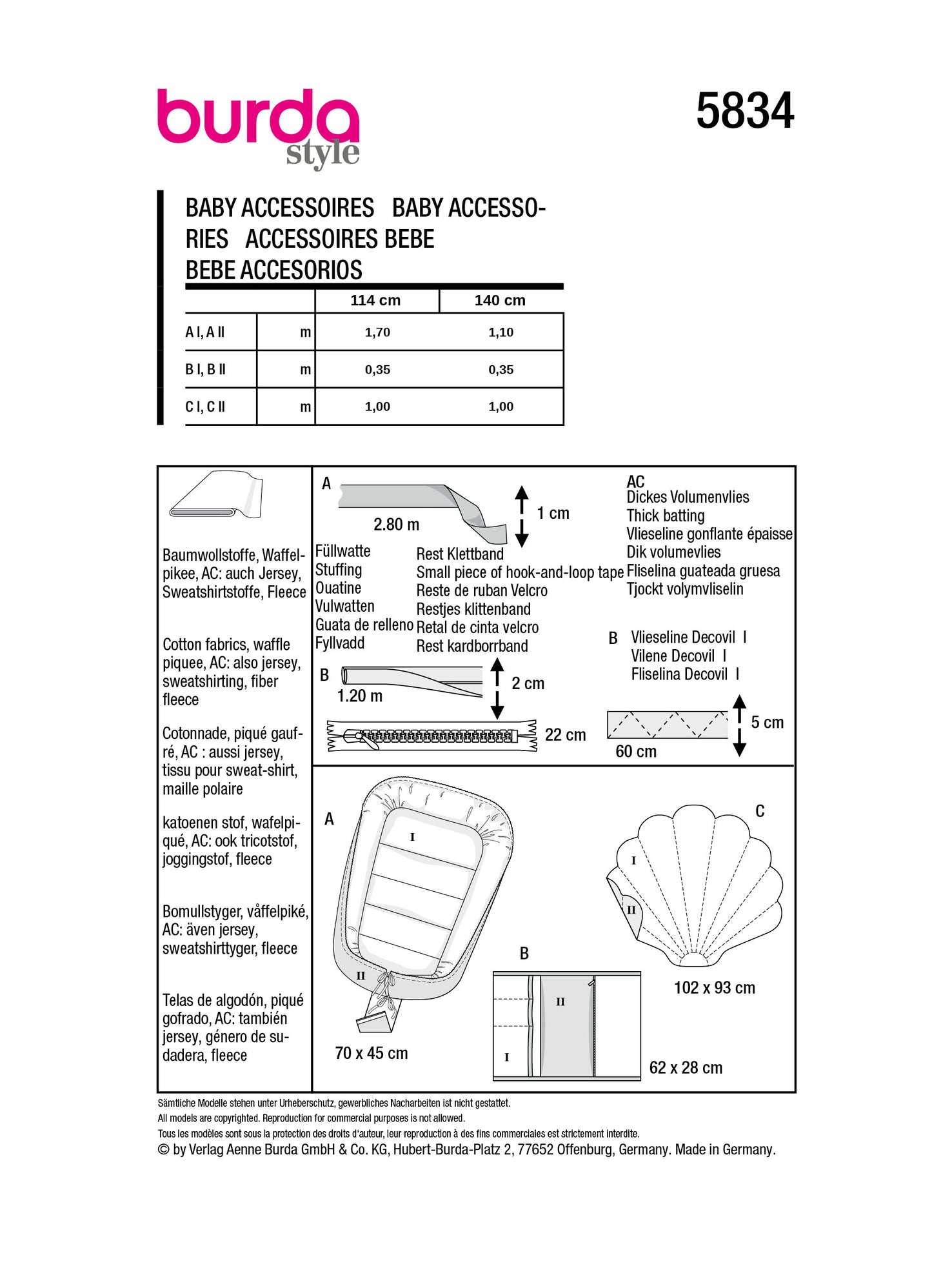 5834 Baby Accessoires