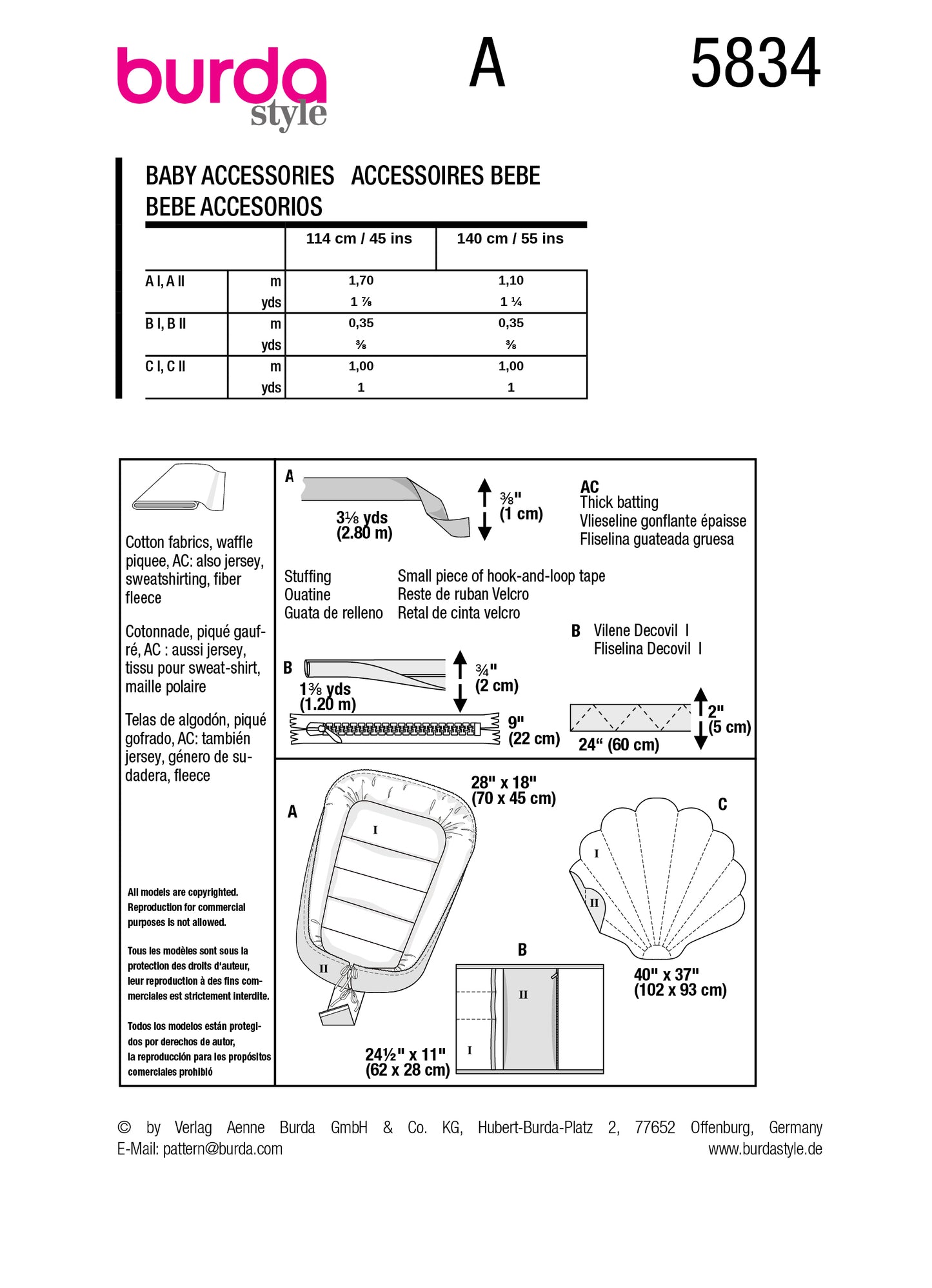 5834 Baby Accessoires