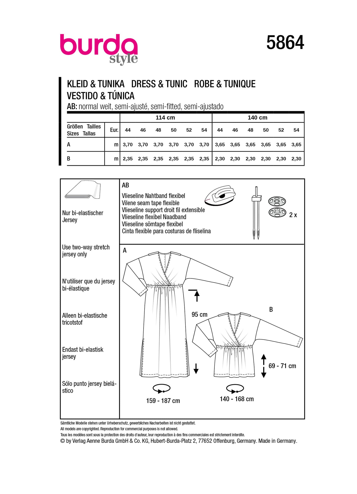 5864 Kleid & Tunika
