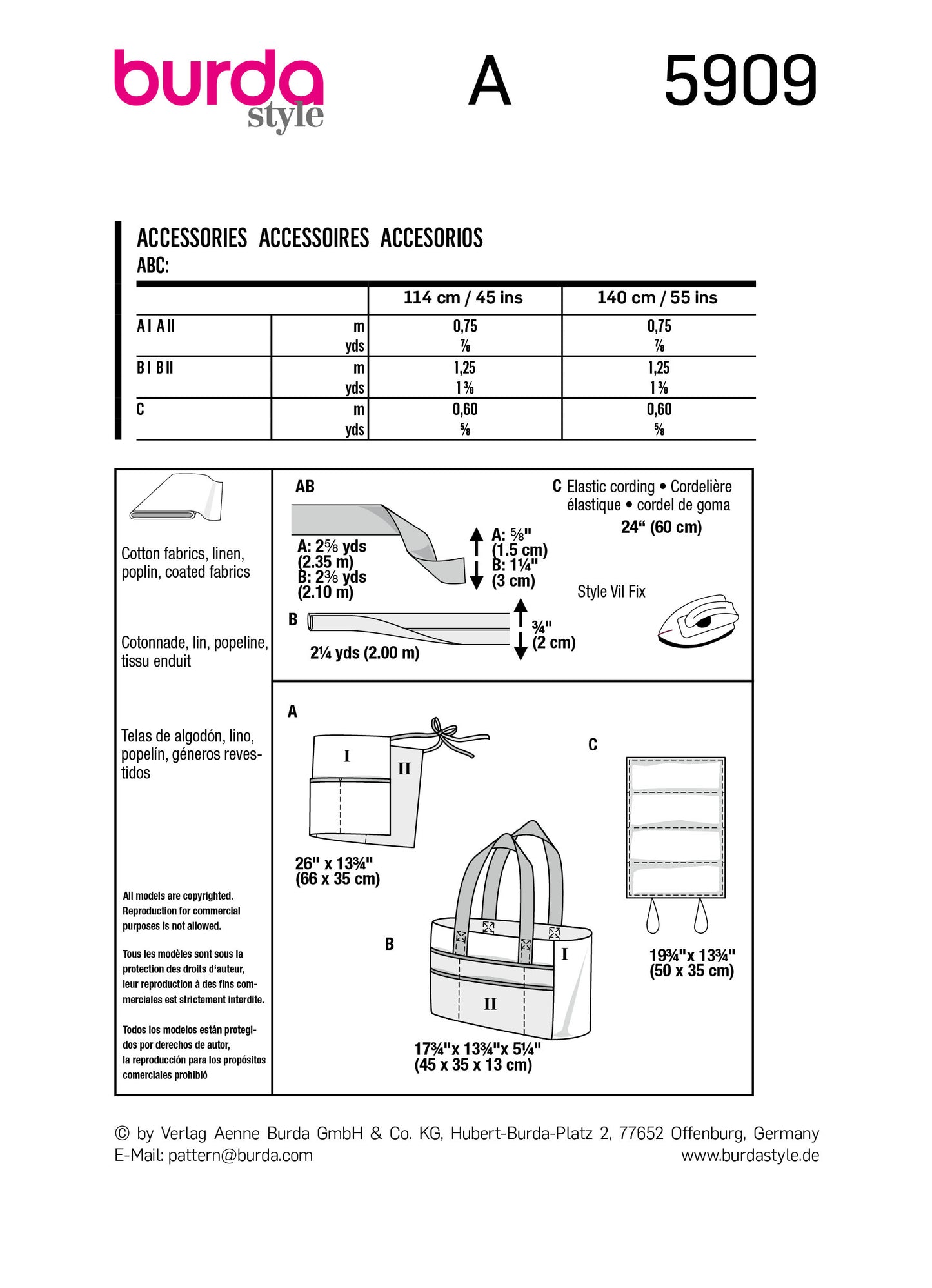 5909 Accessoires