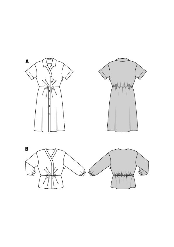 5921 Kleid&Bluse