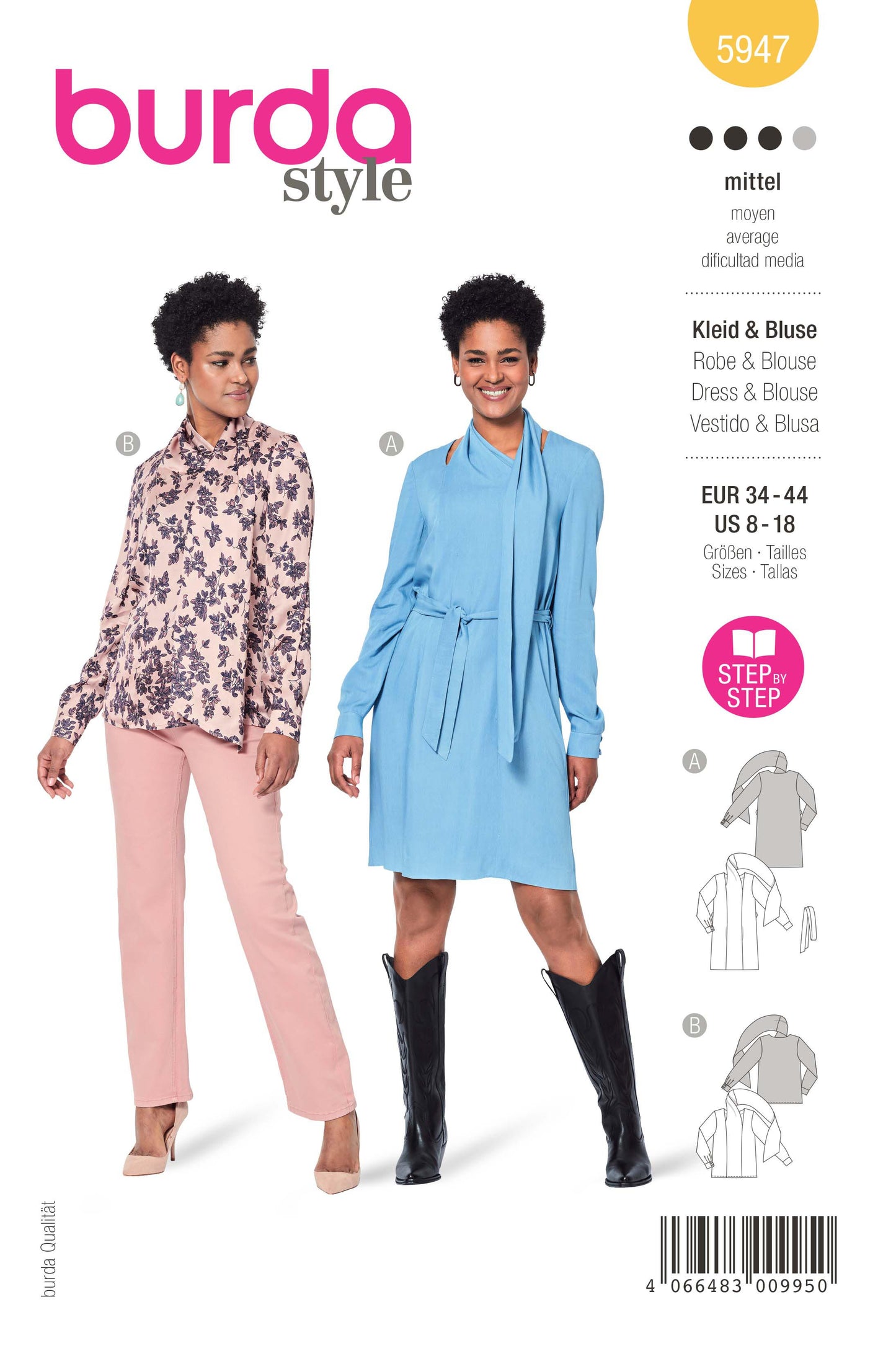 5947 Kleid & Bluse