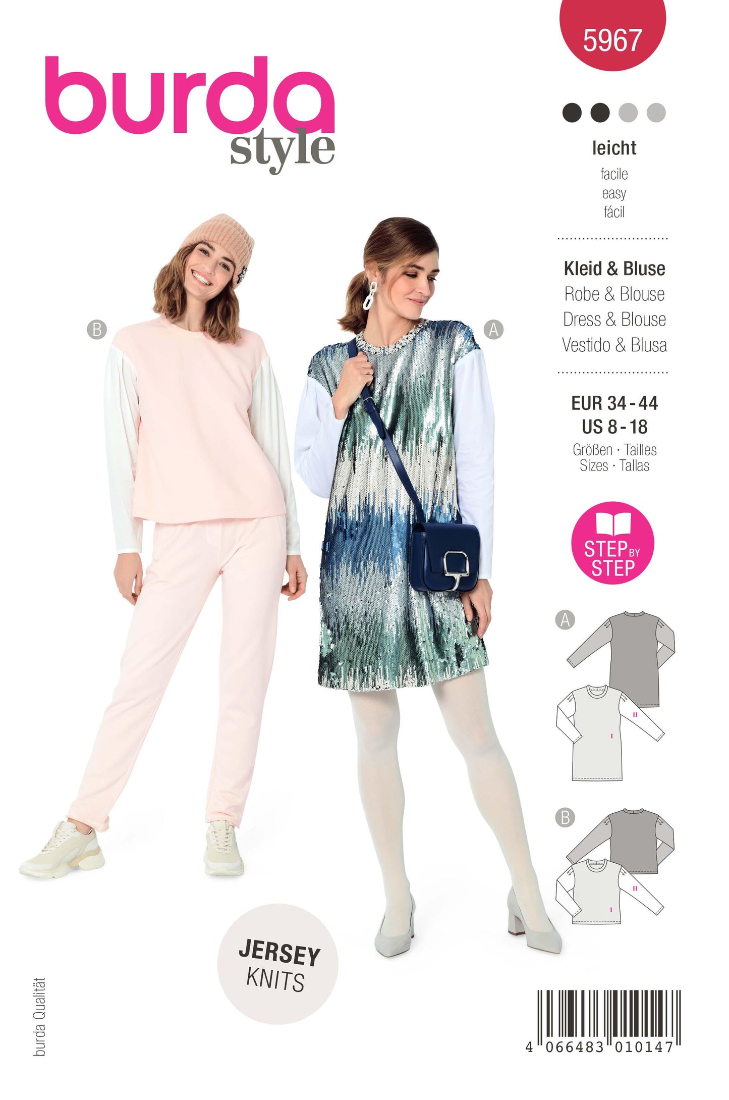 5967 Kleid & Bluse