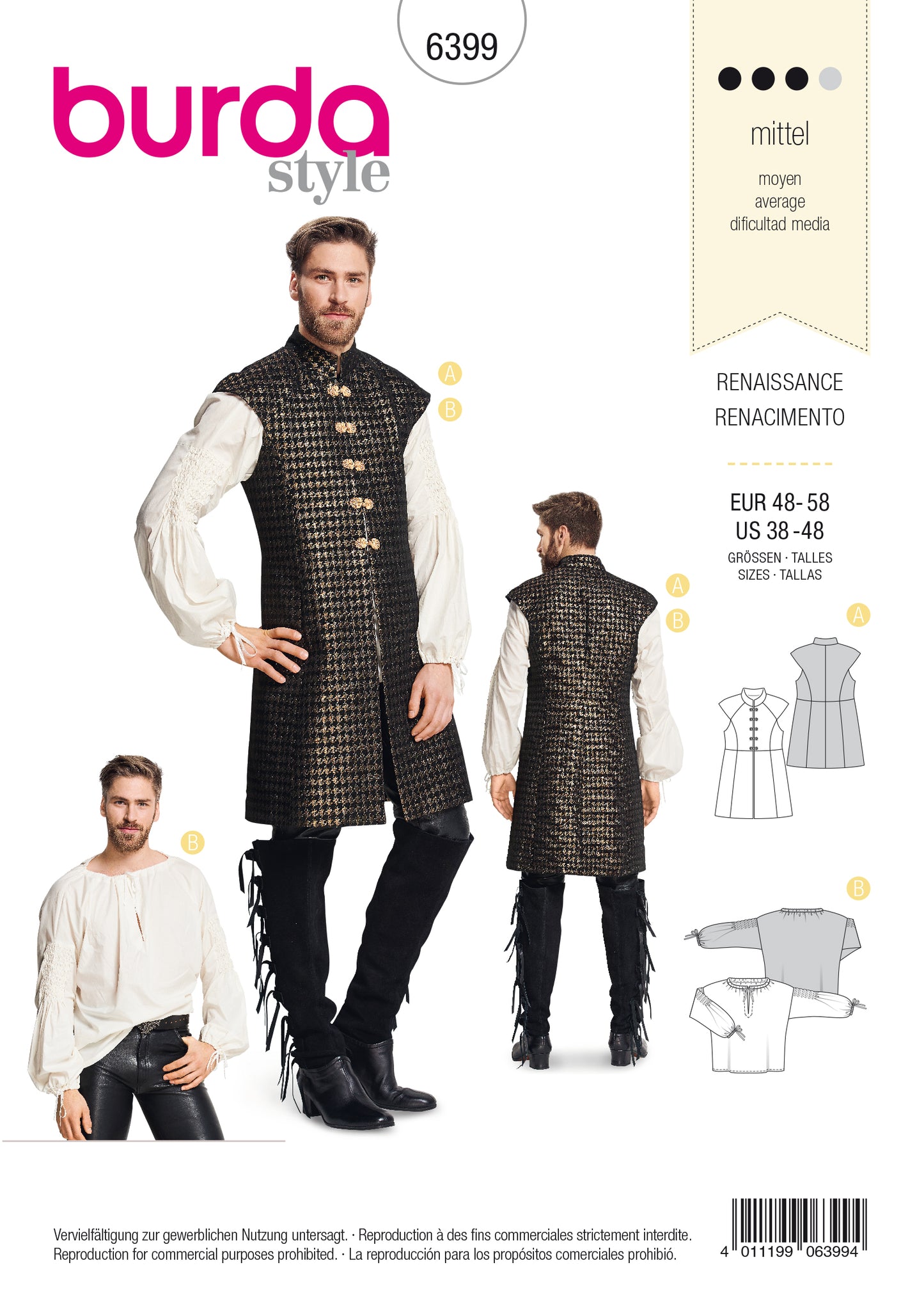 6399 Historisches Kostüm