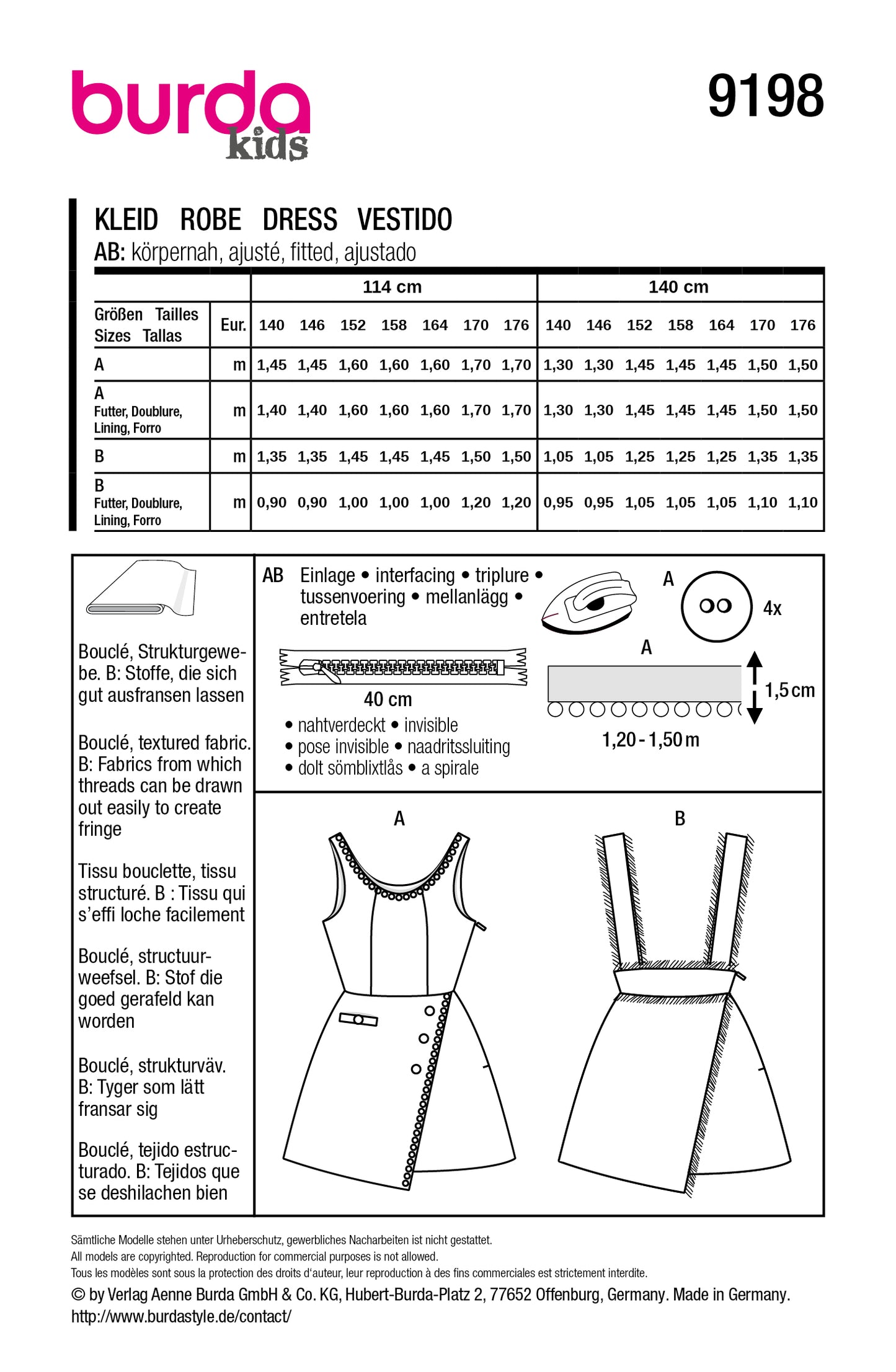 9198 - Kleid / Rock
