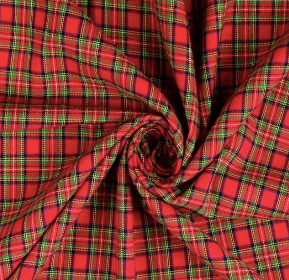 Flanell - Karo - 10 cm