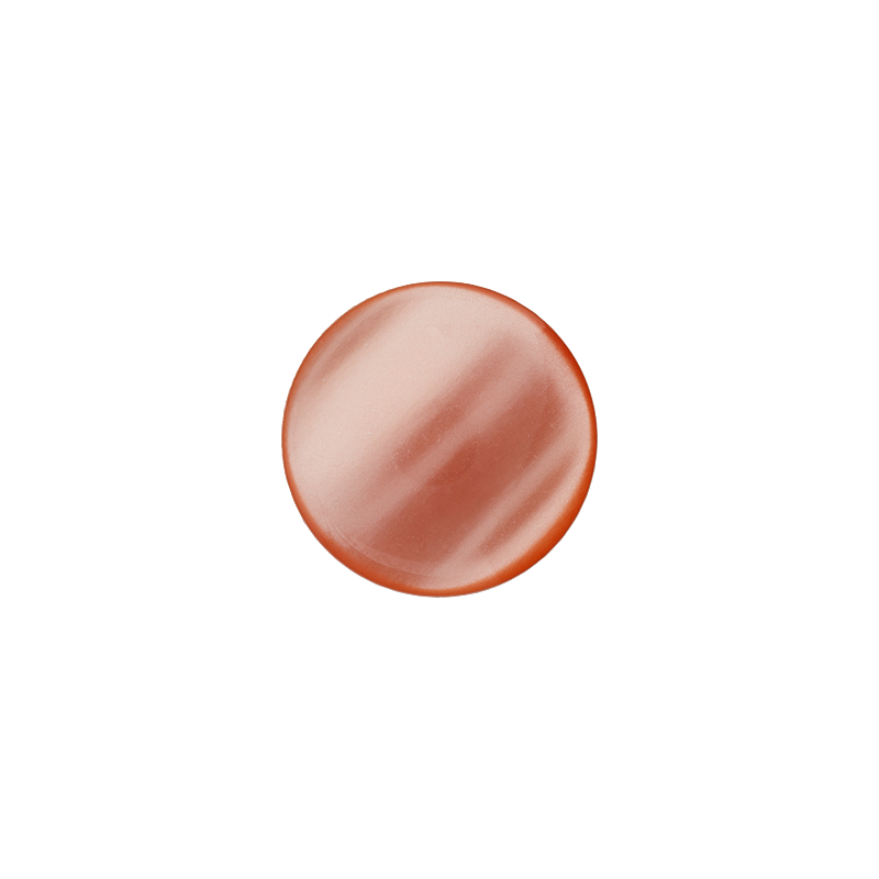 Poly-Knopf Öse 18mm orange 40St