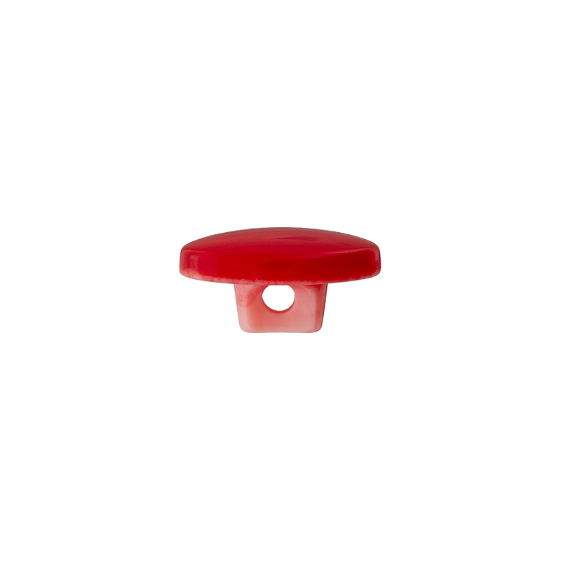 Poly-Knopf Öse 18mm rot 40St