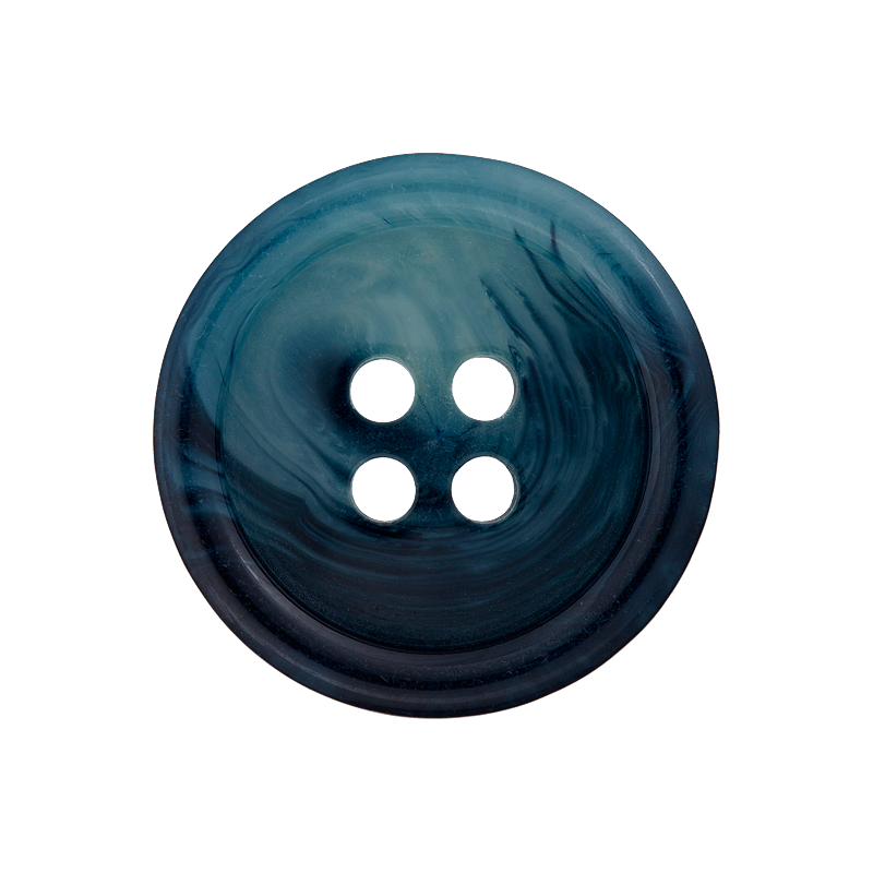 Poly-Knopf 4L 22mm blau 35St