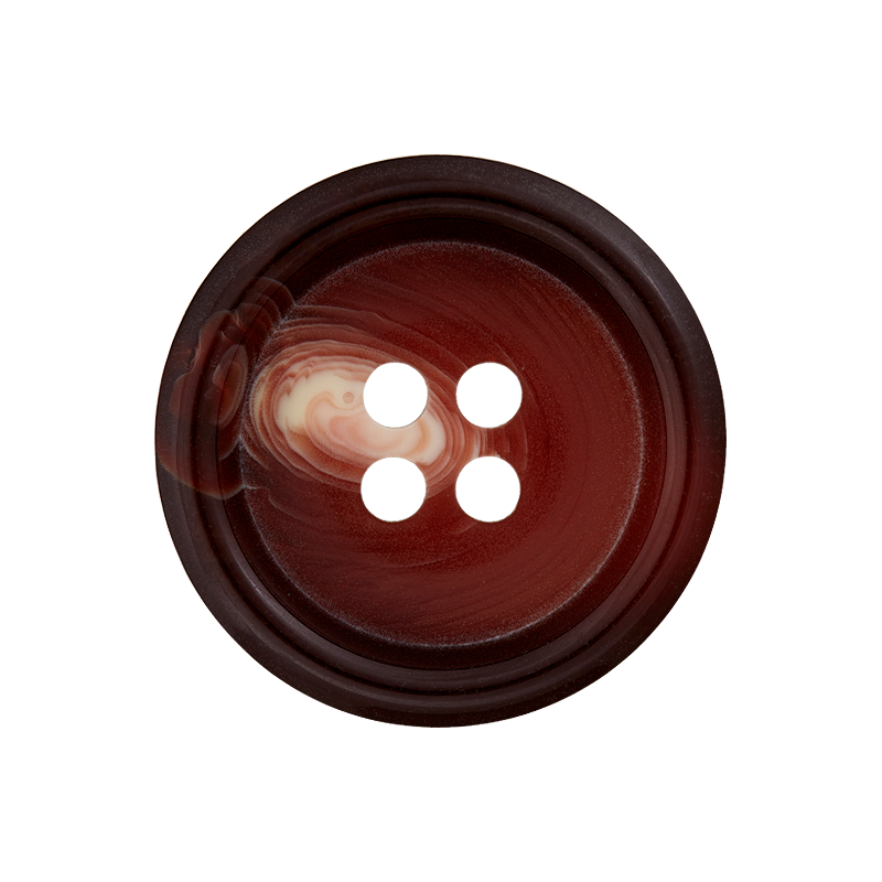 Poly-Knopf 4L 25mm d-rot 30St