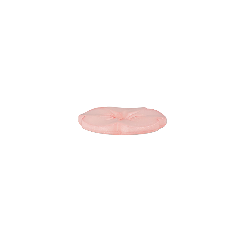Poly-Knopf 2L Blume 15mm rosa 40St