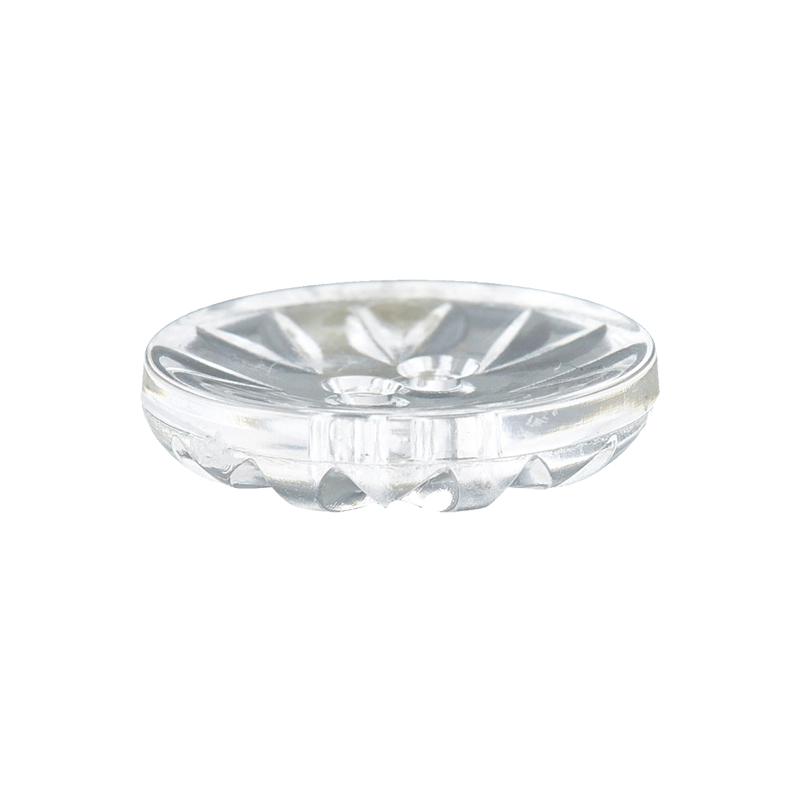 Poly-Knopf 2L 18mm transparent 25St