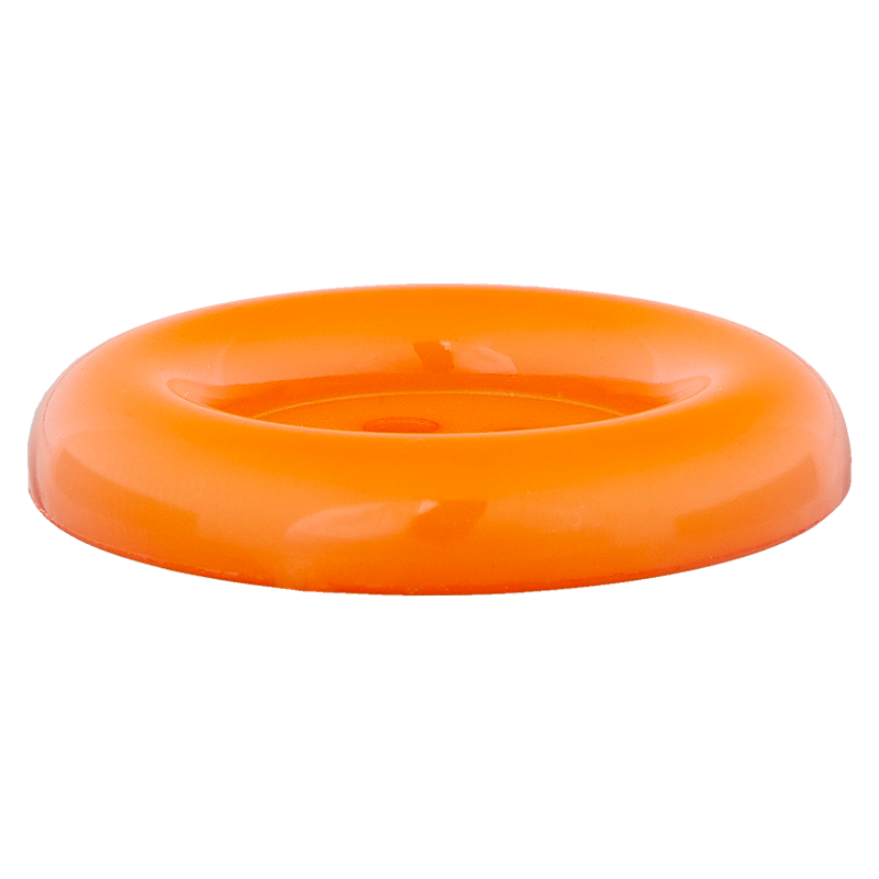 Poly-Knopf 4L Karneval 51mm orange 25St