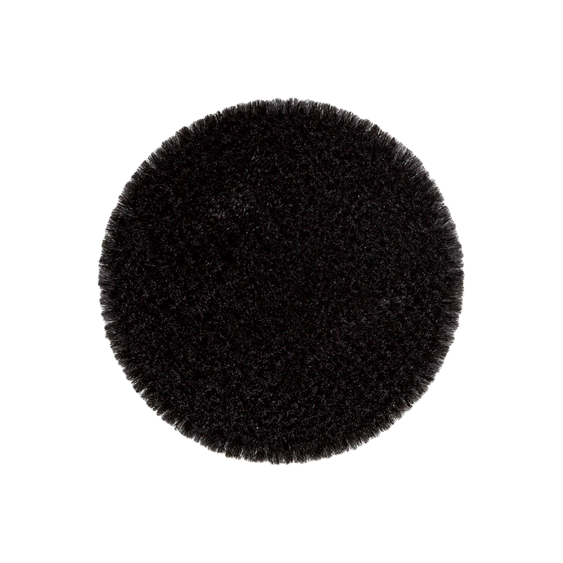 Samtknopf Öse 28mm schwarz 10St