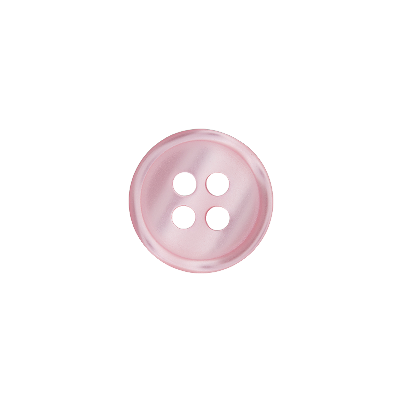 Poly-Knopf 4L 9mm rosa 50St