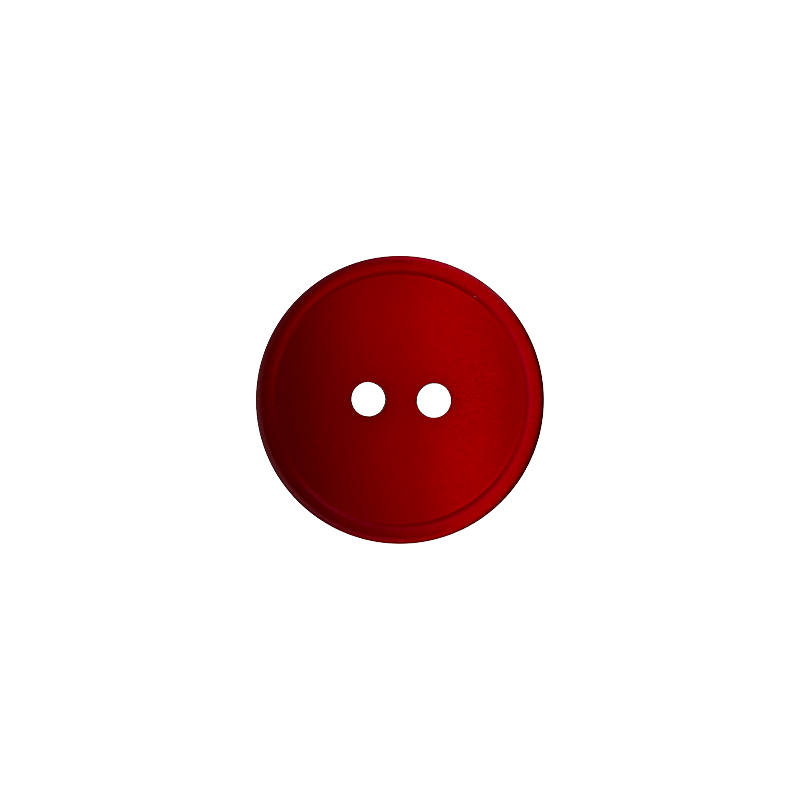 Poly-Knopf 2L 15mm d-rot 30St