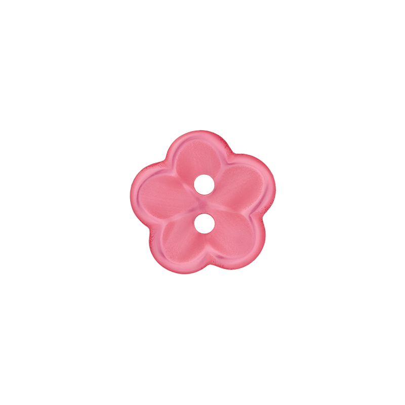 Poly-Knopf 2L 12mm pink 50St