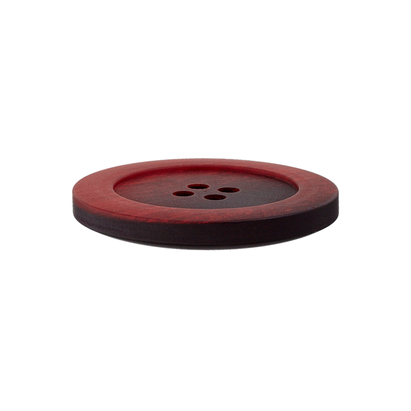 Poly-Knopf 4L 25mm d-rot 25St