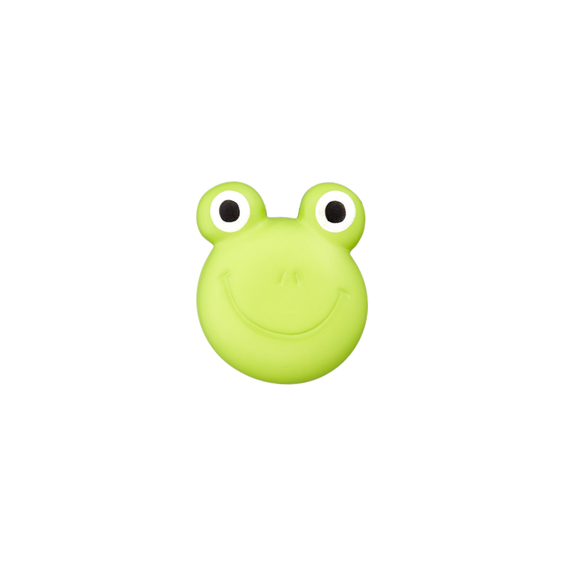 Poly-Knopf Öse Frosch 20mm h-grün 20St