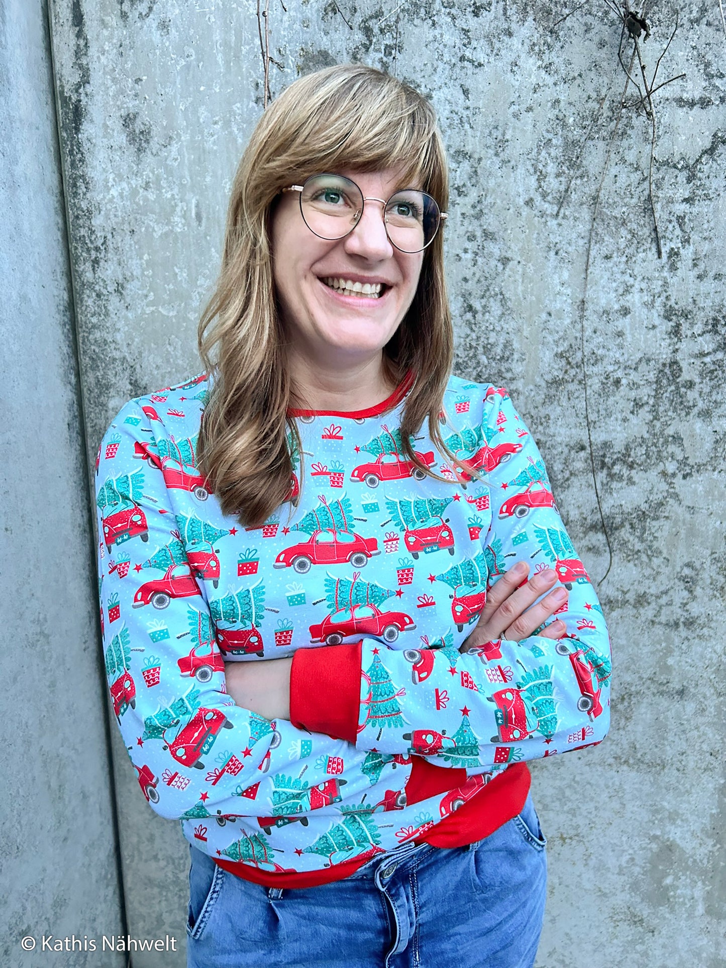 Sweat - Holly Weihnachtsauto - 10 cm