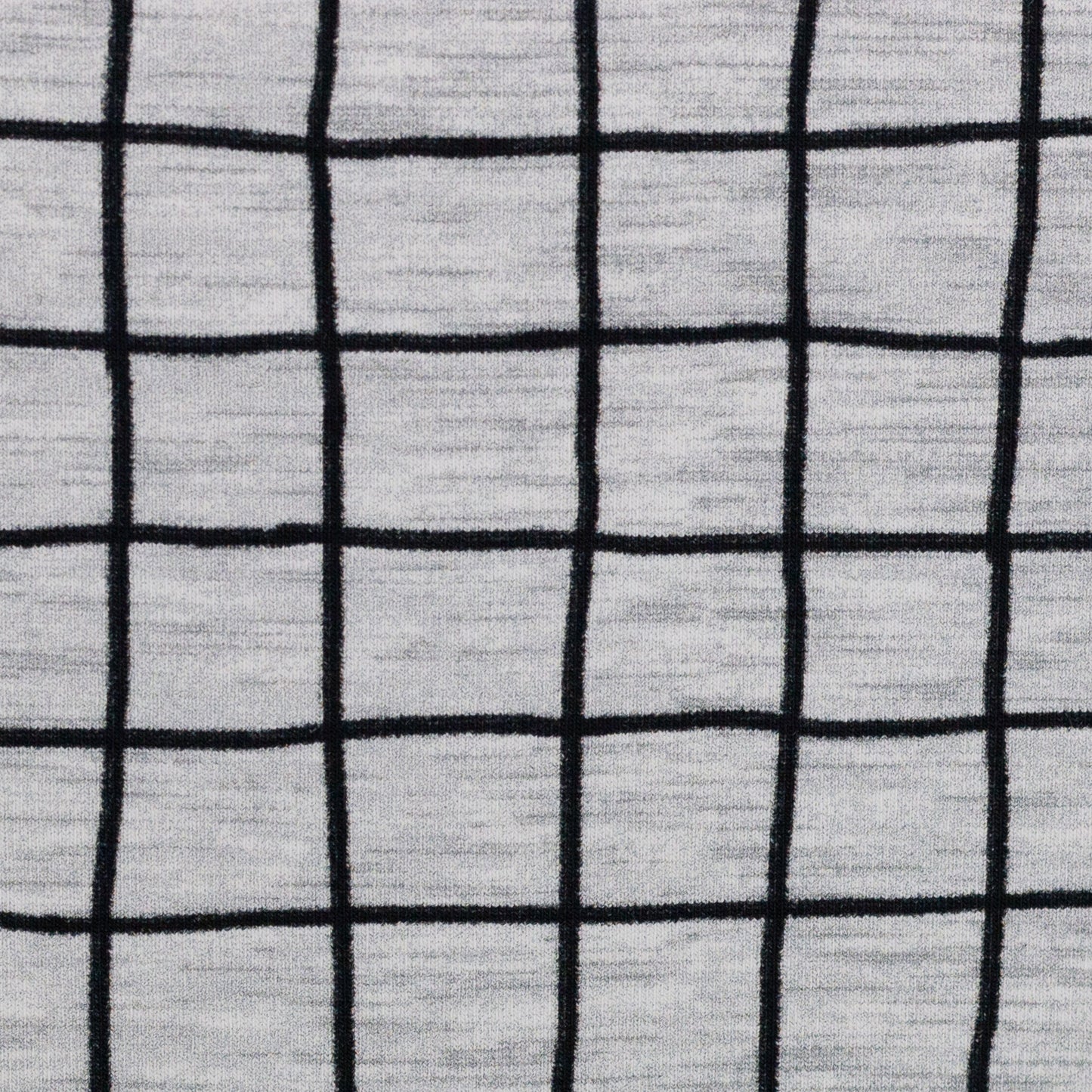 Jersey - Karos meliert - 10 cm