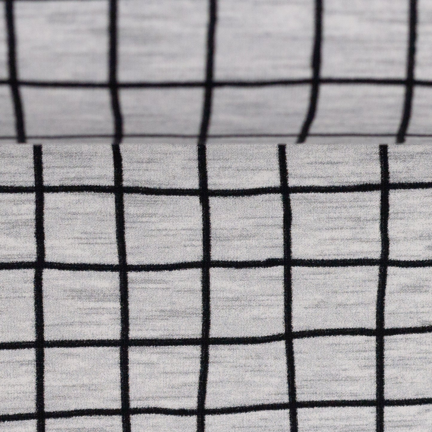 Jersey - Karos meliert - 10 cm