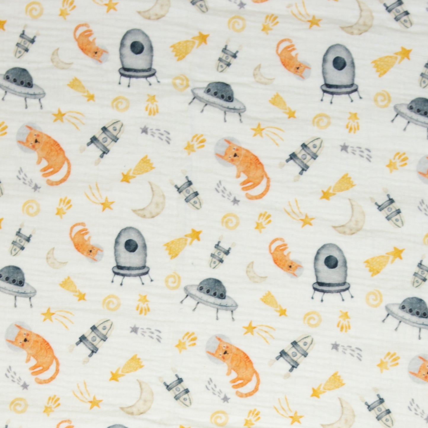 Musselin - Astronauten Katze - 10 cm