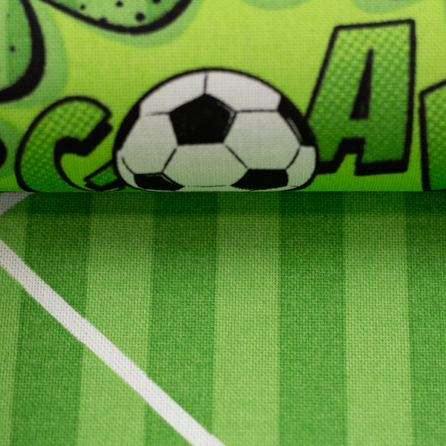 Dekostoff - Fußball - 10 cm