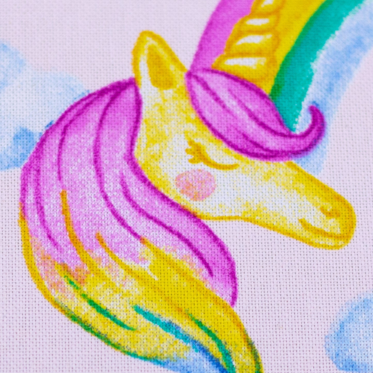 Dekostoff - Einhörner hellrosa - 10 cm