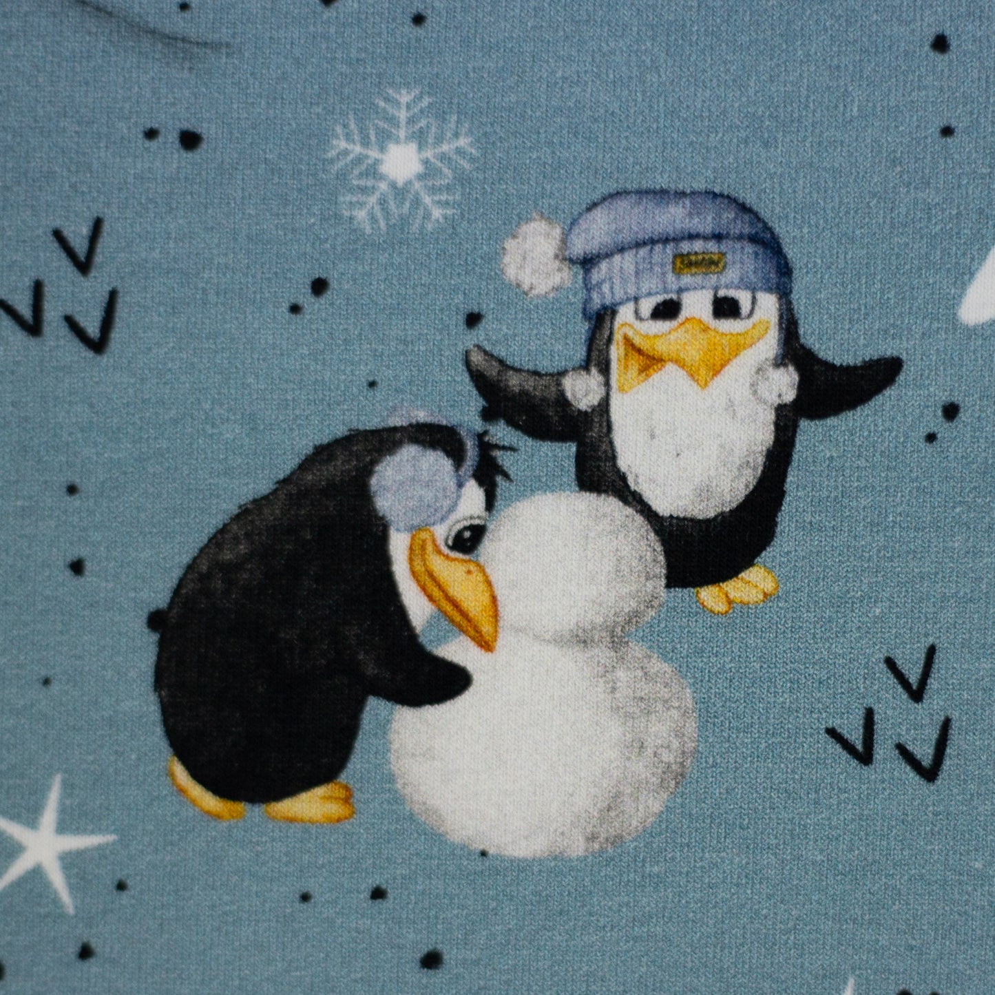 French Terry - Funtarktis Pinguine - 10 cm