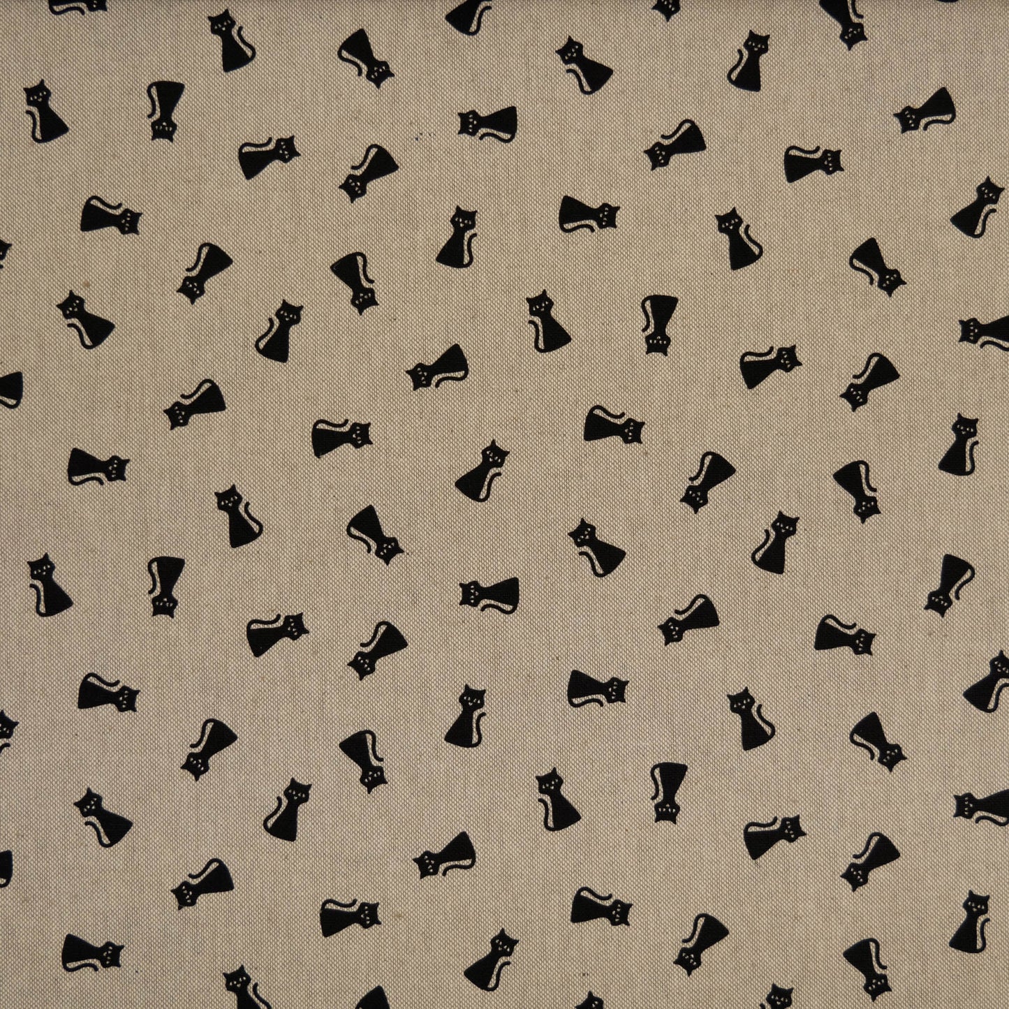 Canvas - schwarze Katzen - 10 cm