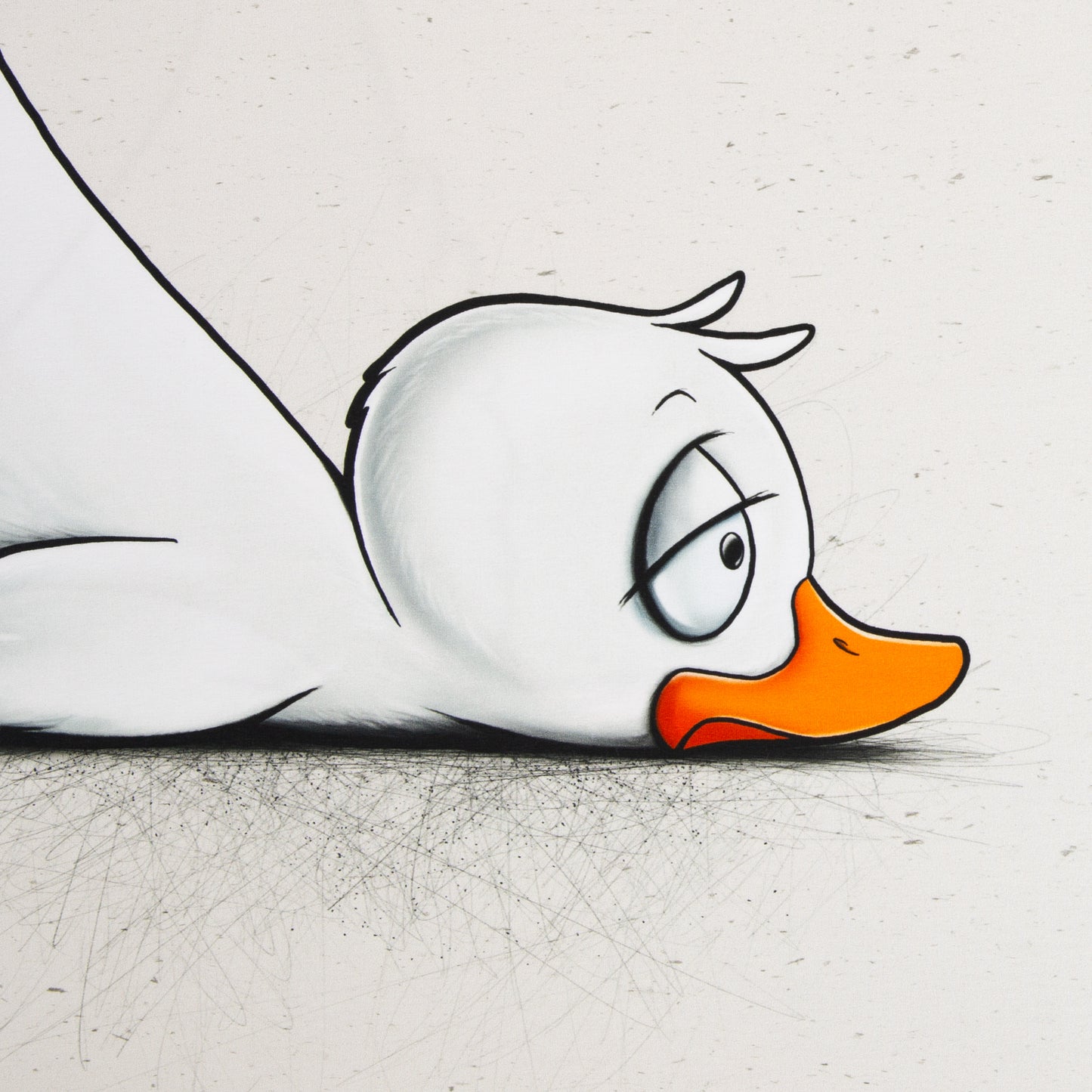 French Terry - Cheeky Animals 2.0 Duck UnproDucktive by Thorsten Berger - 10 cm