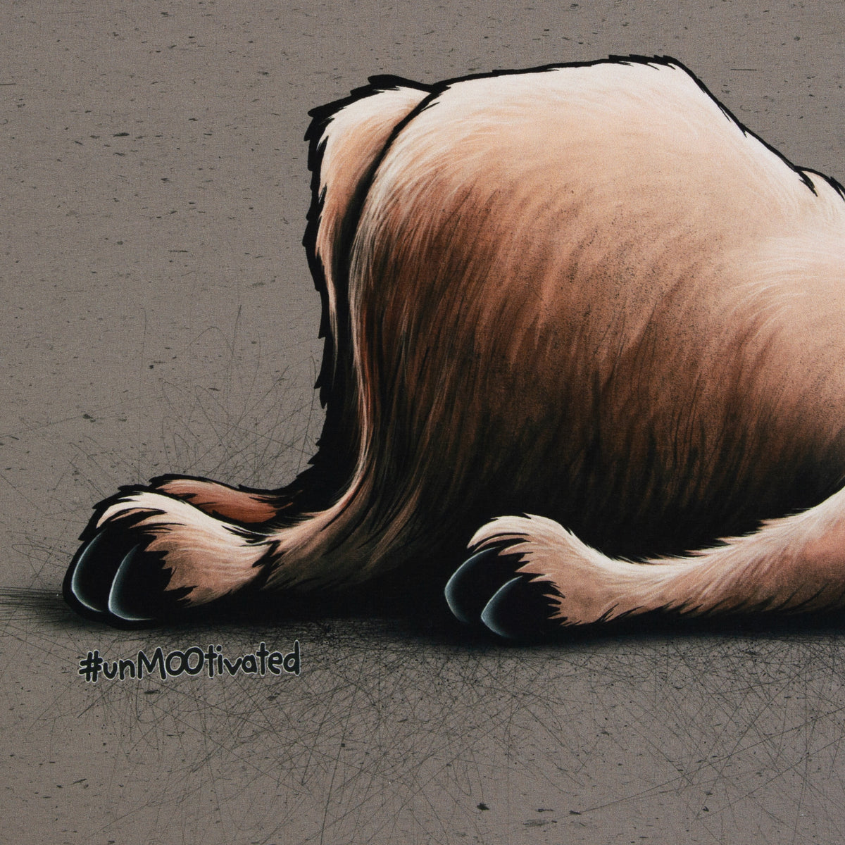 French Terry - Cheeky Animals 2.0 Hochlandrind UnMootiviert by Thorsten Berger