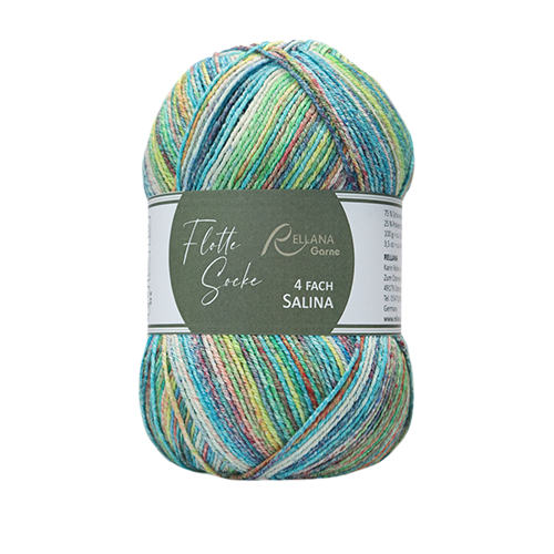 Flotte Socke 4f. Salina