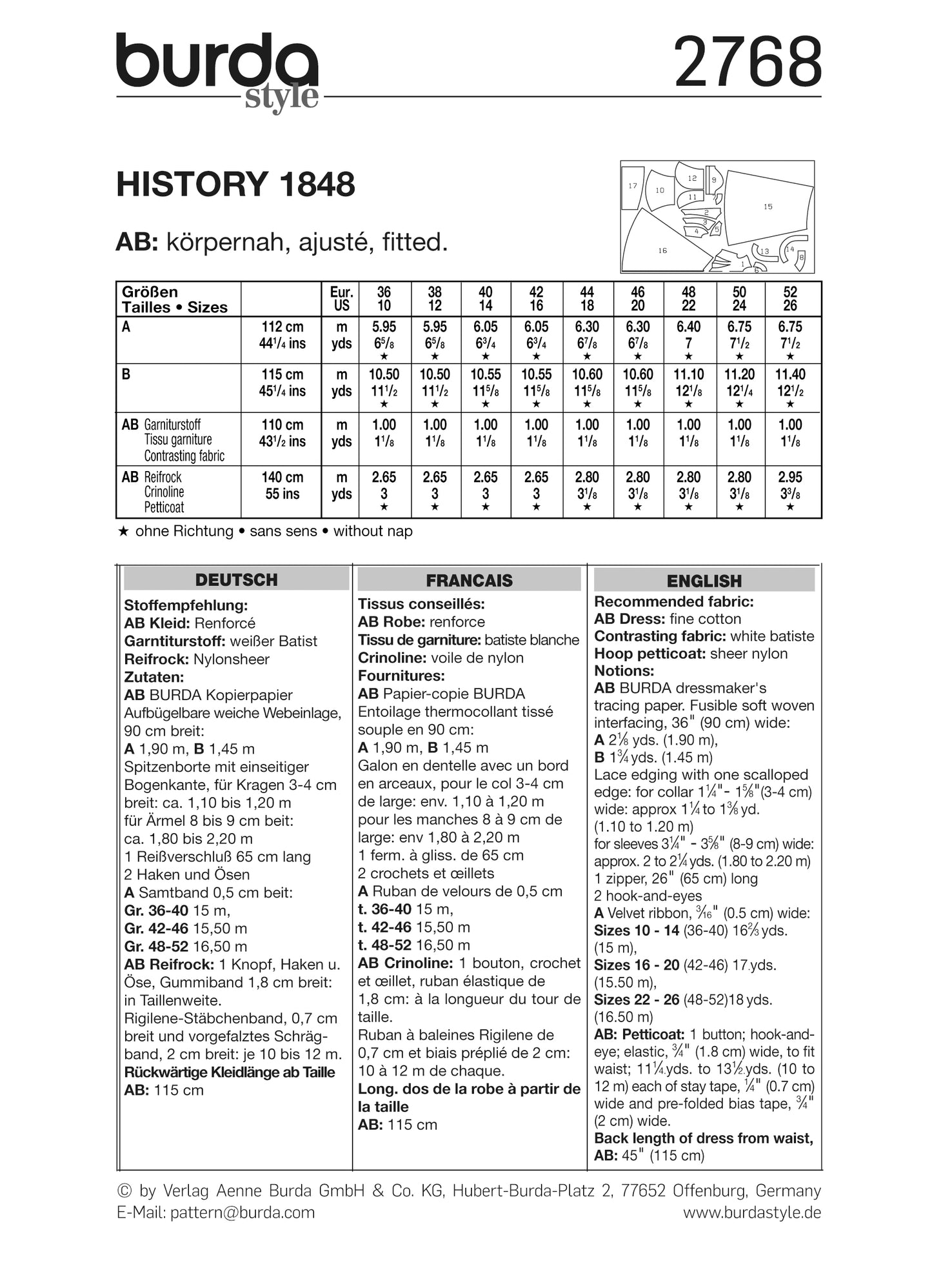 2768 History 1848 Dame
