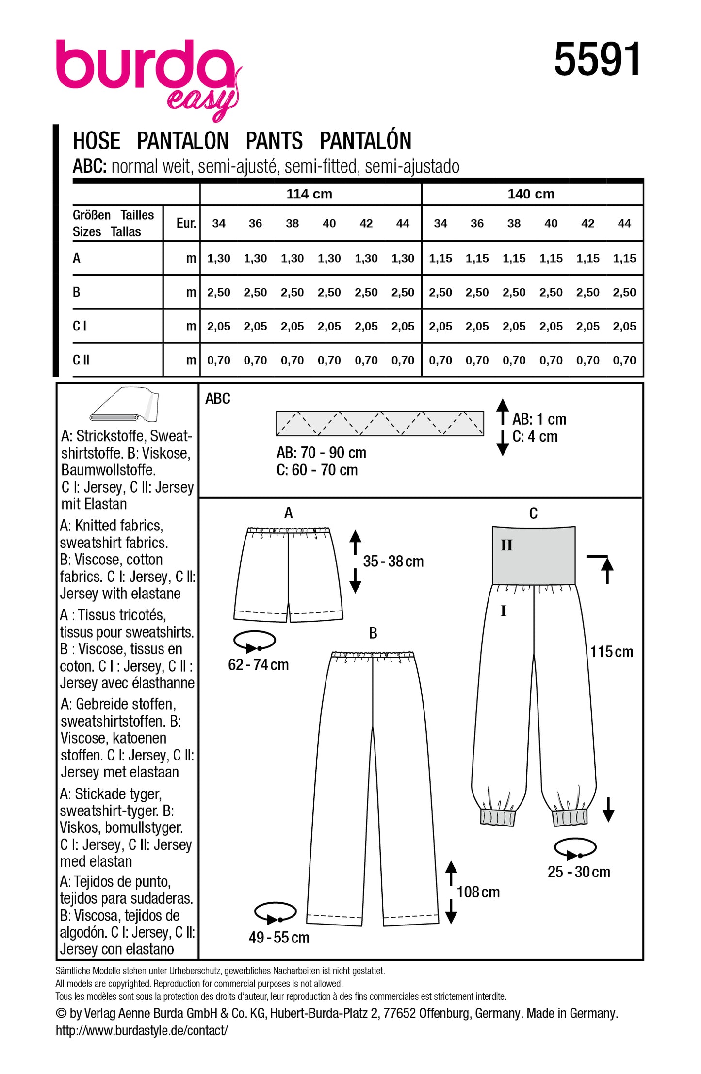 5591 - Hose & Shorts