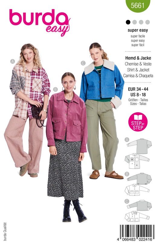 5661 - Bluse & Jacke